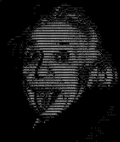 ASCII Art of Einstein